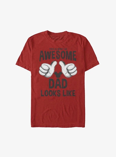 Disney Mickey Mouse Awesome Dad T-Shirt