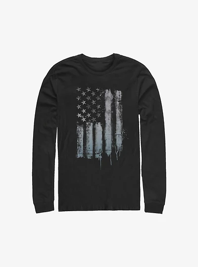 Rustic Flag Long-Sleeve T-Shirt