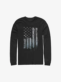 Rustic Flag Long-Sleeve T-Shirt