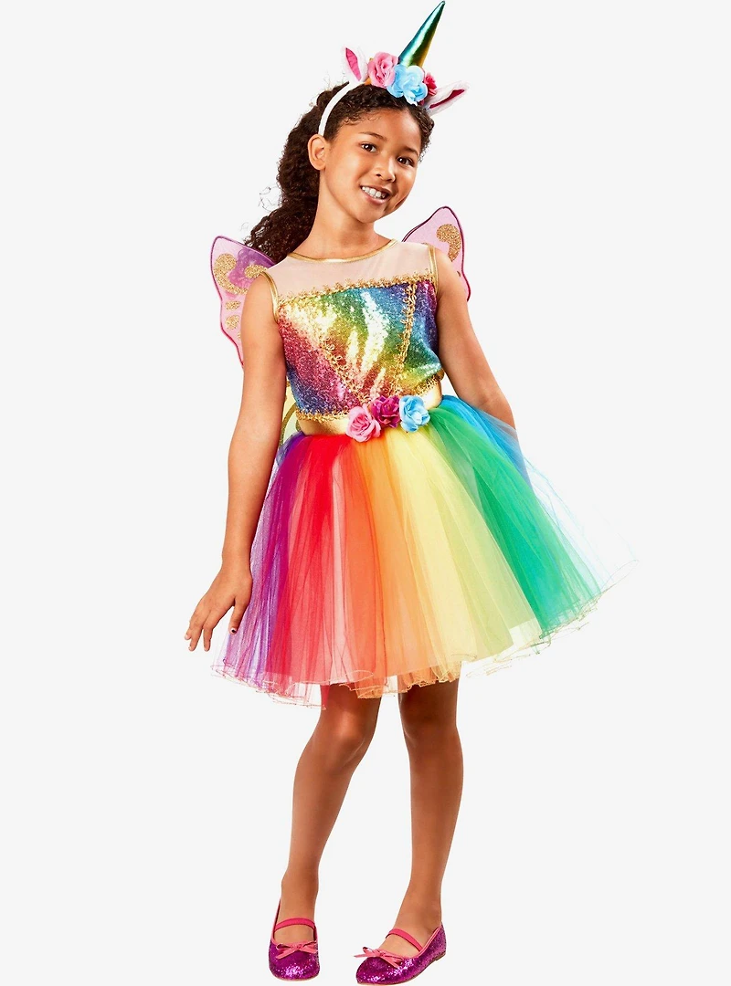 Rainbow Unicorn Youth Costume