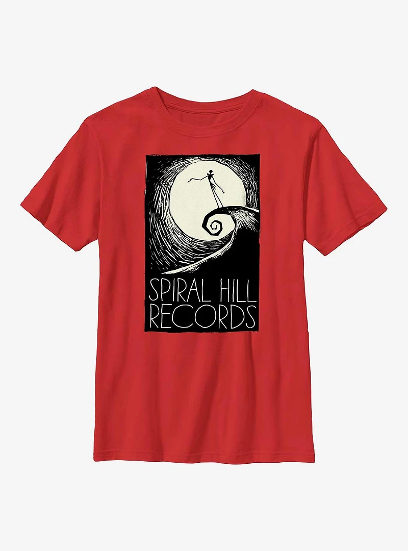 Disney The Nightmare Before Christmas Hill Records Youth T-Shirt