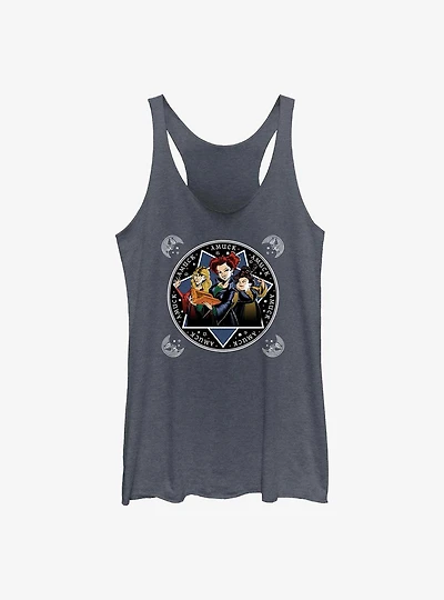 Disney Hocus Pocus Sanderson Sisters Cartoon Style Womens Tank Top