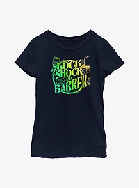 Disney The Nightmare Before Christmas Lock, Shock And Barrel WarpedYouth Girls T-Shirt
