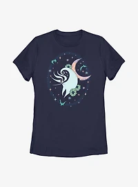 Disney The Nightmare Before Christmas Stars And Flowers Womens T-Shirt