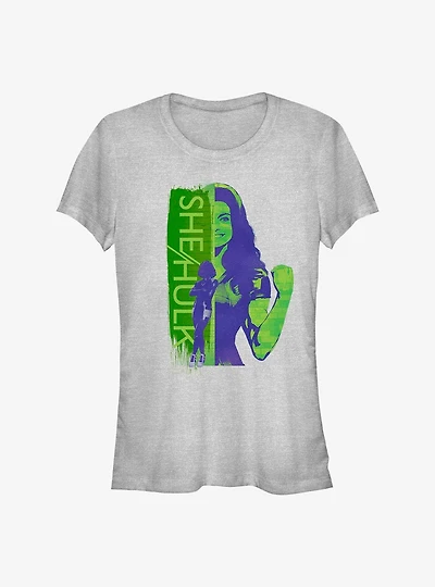 Marvel She-Hulk: Attorney At Law Silhouette Girls T-Shirt