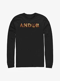 Star Wars Andor Glitch Logo Long Sleeve T-Shirt