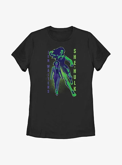Marvel She-Hulk Walters Gradient  Womens T-Shirt