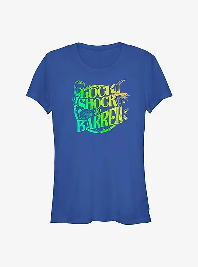 Disney The Nightmare Before Christmas Lock Shock and Barrel Girls T-Shirt