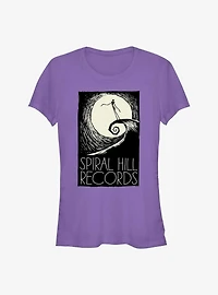 Disney The Nightmare Before Christmas Spiral Hill Records Girls T-Shirt