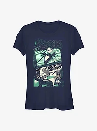 Disney The Nightmare Before Christmas Summer Fear Fest Jack Zero Girls T-Shirt