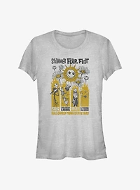 Disney The Nightmare Before Christmas Summer Fear Fest Poster Girls T-Shirt