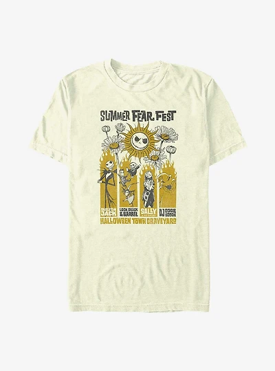 Disney The Nightmare Before Christmas Summer Fear Fest Poster T-Shirt