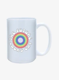 The Future Looks Gay Pride Mug 15oz