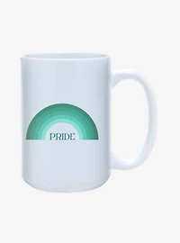 Green Rainbow Pride Mug 15oz