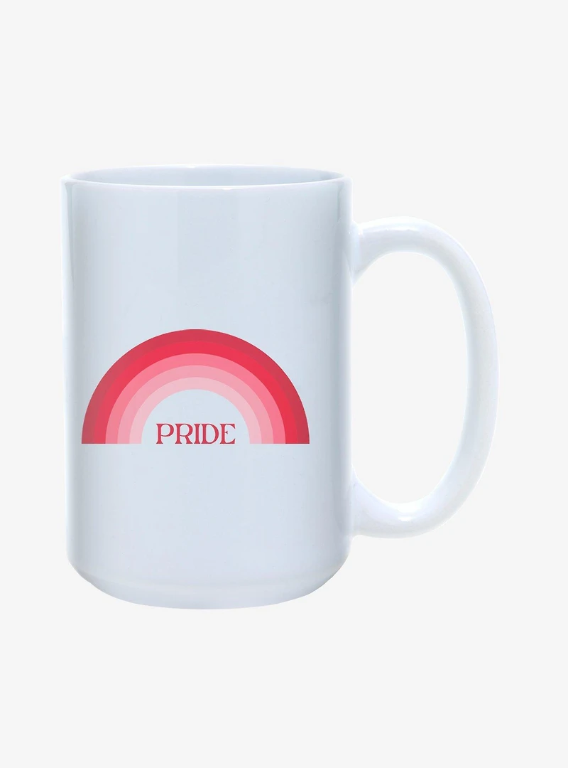 Red Rainbow Pride Mug 15oz