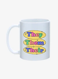 They Them Their Pronouns Pride Mug 11oz