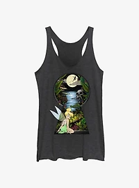 Disney Tinker Bell Keyhole Womens Tank Top