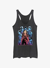 Stranger Things Neon Group Womens Tank Top