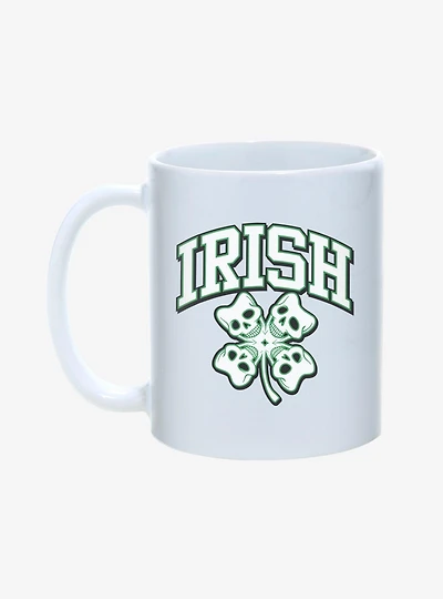St. Paddy's Irish Skull Clover Mug 11oz