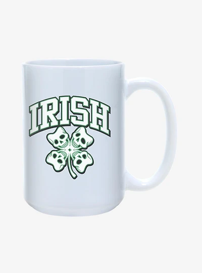 St. Paddy's Irish Skull Clover Mug 15oz