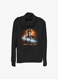 Star Wars Anakin I Don't Like Sand Cowl Neck Long-Sleeve Top