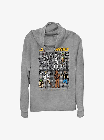 Star Wars Crew Cowl Neck Long-Sleeve Top