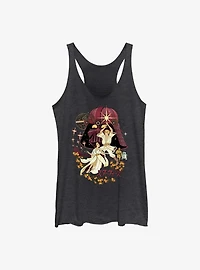Star Wars Japanese Painting Style Luke and Leia Girls Tank