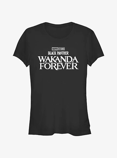 Marvel Black Panther: Wakanda Forever Logo Girls T-Shirt