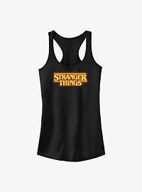 Stranger Things Logo Girls Tank