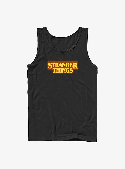 Stranger Things Logo Tank