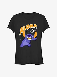 Disney Lilo & Stitch Spooky Aloha Girls T-Shirt