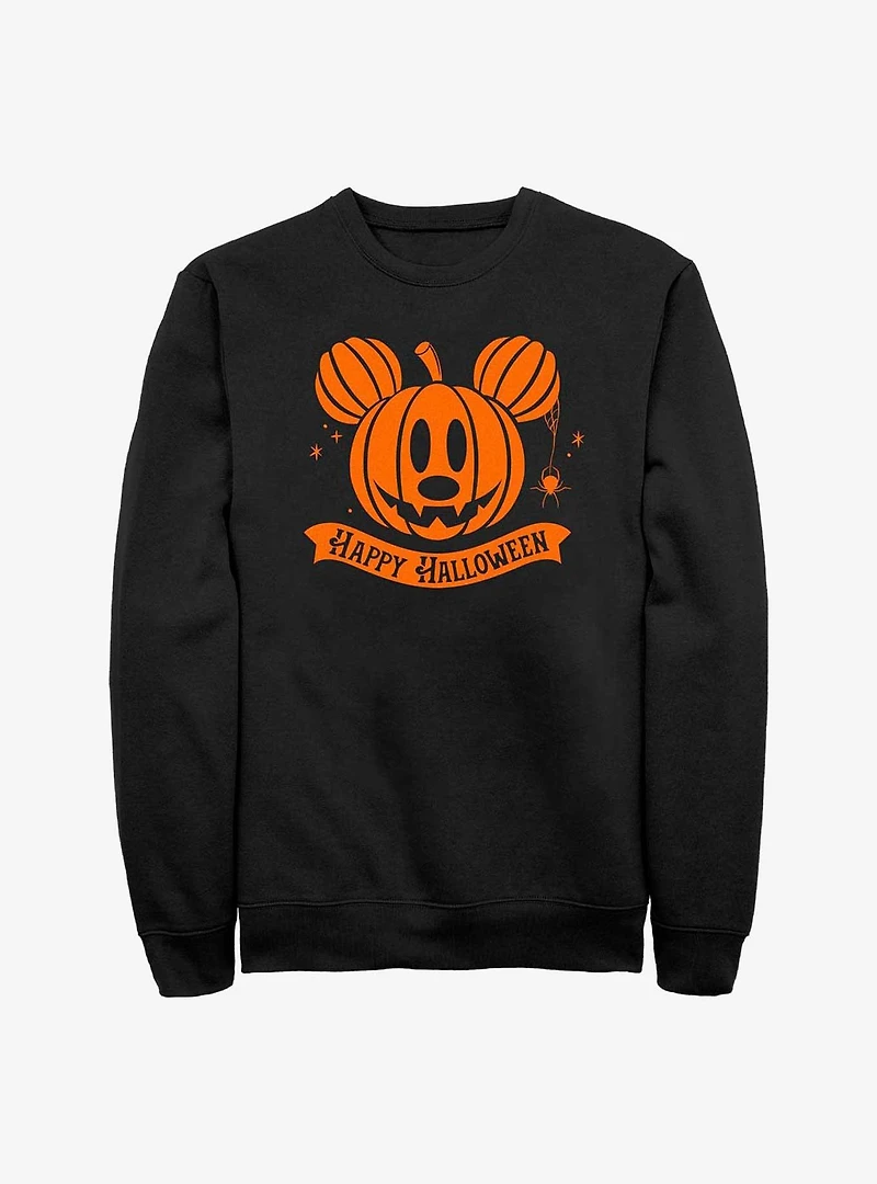 Disney Mickey Mouse Pumpkin Head Sweatshirt