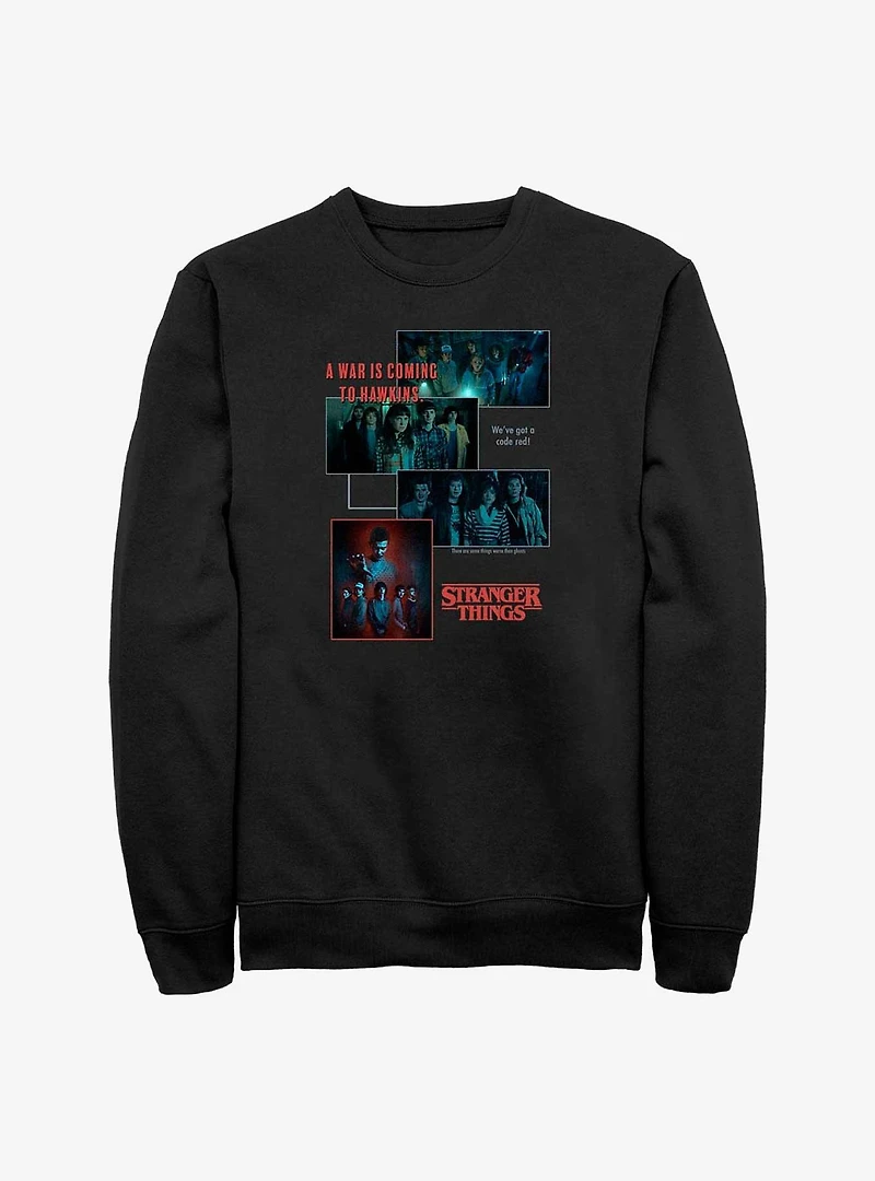 Stranger Things Streetwear Collage Sweatshirt