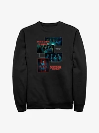Stranger Things Streetwear Collage Sweatshirt