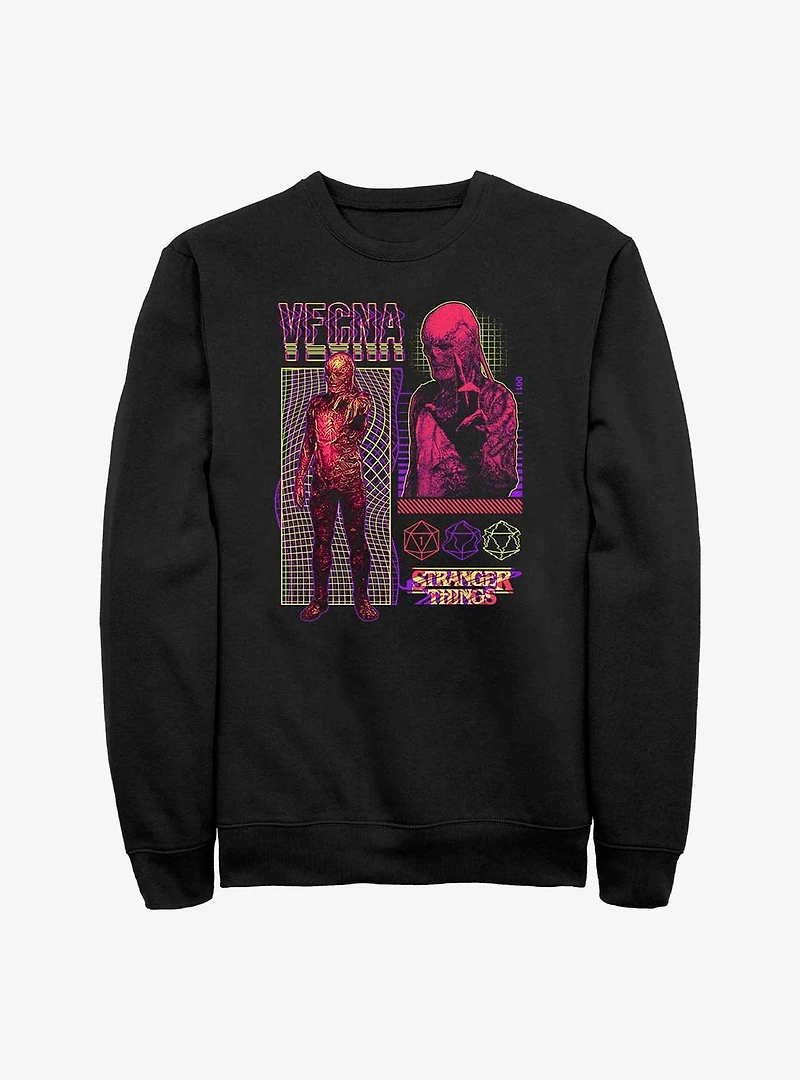 Stranger Things Vecna Streetwear Infographic Sweatshirt