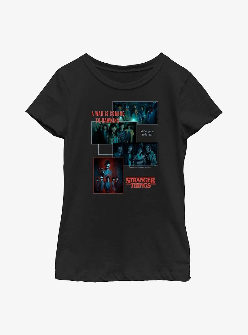 Stranger Things Streetwear Collage Youth Girls T-Shirt