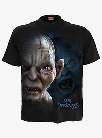 The Lord Of Rings Gollum My Preciousss Black T-Shirt