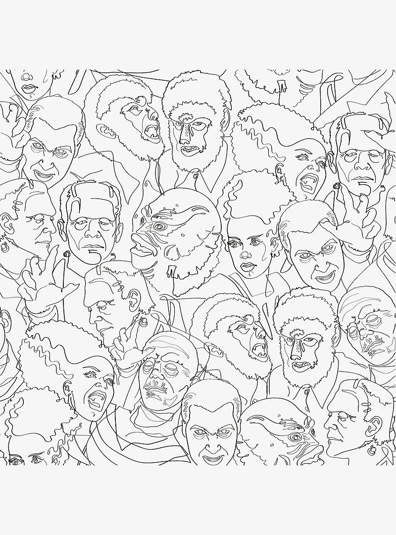 Universal Monsters Classic Peel & Stick Wallpaper