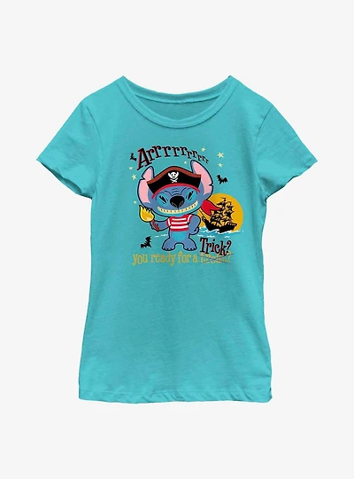 Disney Lilo & Stitch Pirate Youth Girls T-Shirt