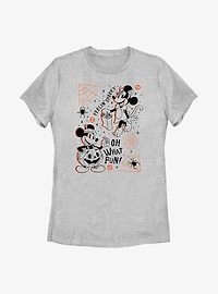 Disney Mickey Mouse & Minnie Feelin Spooky Womens T-Shirt