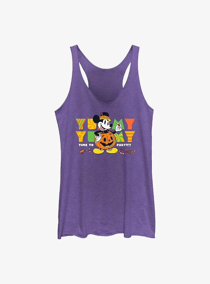 Disney Mickey Mouse Yummy Candy Party Womens Tank Top