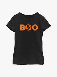 Disney Minnie Mouse Boo On A Broomstick Youth Girls T-Shirt