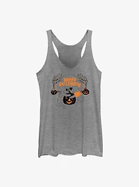 Disney Winnie The Pooh Happy Halloween Womens Tank Top