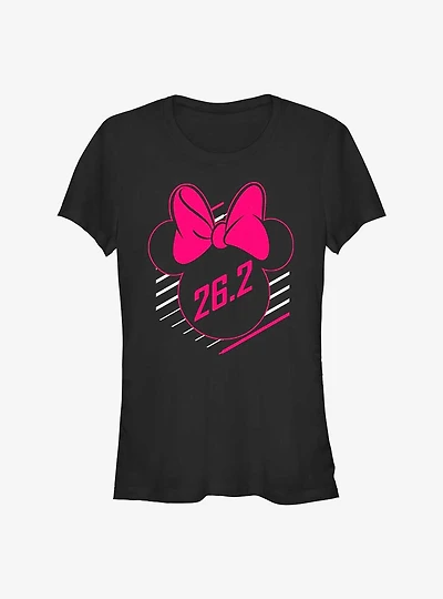 Disney Mickey Mouse 26.2 Marathon Minnie Ears Girls T-Shirt