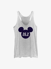 Disney Mickey Mouse 26.2 Marathon Ears Girls Tank