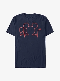 Disney Mickey Mouse Nurses Day Heartbeat T-Shirt