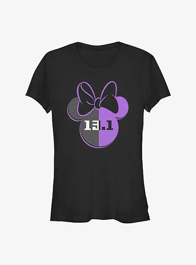 Disney Minnie Mouse 13.1 Half Marathon Ears Girls T-Shirt