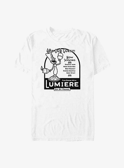 Disney Beauty and the Beast Lumiere Be Our Guest T-Shirt
