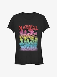 Disney Princesses You Are Magical Girls T-Shirt