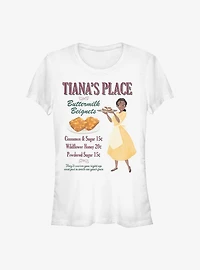Disney the Princess and Frog Tiana's Place Buttermilk Beignets Girls T-Shirt
